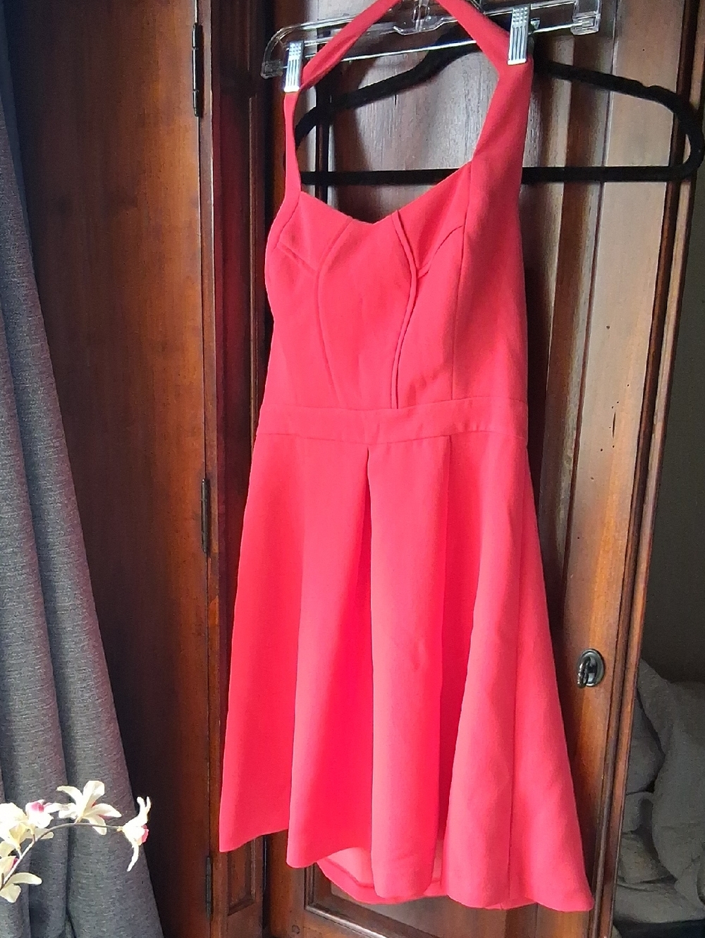 BCBGeneration Red Midi A-Line Dress Sz 4